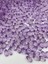 100GR Açık Mor / Lila Renk Içten Delikli Damla Model Akrilik Boncuk,tak, Çanta Boncuğu (~110ADET) 2