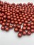 16MM Mat Metalik Kırmızı Renk Boncuk, Çanta Yapım Boncuğu (100GR~44ADET Boncuk) 1