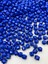 100GR 10MM Opak Saks Mavisi / Koyu Mavi Küp, Kübik Akrilik Boncuk ,çanta Boncuğu (100GR,~200 Adet) 2