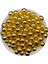 12MM Gold-Altınsarısı Ccb Metalize Metal Görünümlü Plastik Boncuk,takı Boncuğu (100GR,~95 Adet) 1