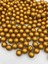 14MM Mat Metalik Gold / Altın Sarısı Renk Boncuk, Çanta Yapım Boncuğu (100GR~64 Adet Boncuk) 2