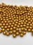 14MM Mat Metalik Gold / Altın Sarısı Renk Boncuk, Çanta Yapım Boncuğu (100GR~64 Adet Boncuk) 3