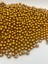 100GR 10MM Mat Metalik Gold/ Altınsarısı Boncuk, Çanta , Takı Yapım Boncuğu (100GR ~180 Adet) 1