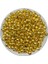 8mm Petek Model Gold-Altınsarısı Renk Ccb Metalize Plastik Boncuk,,çanta Boncuğu (50GR,~150 Adet) 1