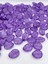 100GR Lila / Mor Renk Çatlak Çakıl Model Akrilik Boncuk, Çanta Yapım,hobi Boncuğu (100GR, ~34 Adet) 1
