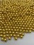 10MM Dünya Model Gold-Altınsarısı Ccb Metalize Plastik Boncuk,takı, Çanta Boncuğu (100GR,~190 Adet) 3