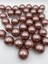 30MM Kahverengi Plastik Inci Boncuk, Çanta ve Takı Yapım Boncuğu (100 Gr,~7 Adet) 1