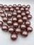 30MM Kahverengi Plastik Inci Boncuk, Çanta ve Takı Yapım Boncuğu (100 Gr,~7 Adet) 2