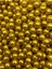 10MM Sarı / Gold Renk Cam Inci Boncuk, Takı Aksesuar Yapım Boncuğu (50GR,~35ADET) 2
