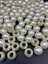Iri Delikli 50GR 18MM Krem Renk Lüks / Lüx Kaplama Plastik Inci Boncuk (50GR,~16 Adet) 3