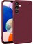 Heptek İletişim Galaxy A14 Kılıf Premier Silikon Kapak-Mürdüm 1
