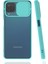 Galaxy A12 Kılıf Lensi Kapak-Turkuaz 1