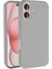Apple iPhone 16 Kılıf Lsr Laaakan Kapak-Gümüş 1