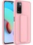 Heptek İletişim Xiaomi Redmi Note 11 Global Kılıf Qstand Kapak-Pembe 1
