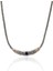 Ametist Taşlı 925 Ayar Saf Gümüş Hasır Zincir Unisex Kolye 201023657 1