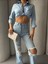 Yırtık Detaylı Yüksek Bel Straight Jeans 3