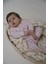Organik Pamuk Soft Ekose Pembe Bebek Uyku Tulumu 2