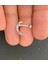 Taşlı Yarım Halka Şeklinde Çelik Piercing Tragus Helix 2