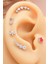 925 Ayar Taşlı Minimal Tragus Piercing 2