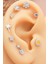 925 Ayar Yıldız Motifli Minimal Tragus Piercing 2