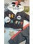 Erkek Bebek Panda Nakışlı Kışlık Içi Pamuklu Gri Takım 2