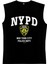 Nypd Siyah Kesik Kol / Kolsuz Erkek T-Shirt 2