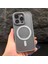 Mat Lüks Lens Koruyucu Hediyeli Apple iPhone 16 Pro Max Kılıf Gri 1