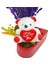 Lovable Lavanta & Kırmızı Kalp Saksıda Lavanta Sevimli Ayıcık & Yapay Cicek Saksida 3