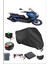 Arora Max Pro Için Arka Çanta Ve Kilit Uyumlu Siyah Motosiklet Branda, Güvenli 1