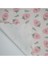 Pastel Pembe Tatlı Çilekler Desenli Lazer Kesim Kumaş Fırın Örtüsü 3