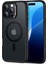 iPhone 16 Pro Kılıf Halolock Magsafe Classic Hybrid Silikon - Buzlu Siyah 1
