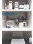 2'li Büyük Boy Düzenleyici Lüks Mutfak Düzenleyici Banyo Organizer Metal Meyve Sepeti 4