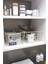 2'li Büyük Boy Düzenleyici Lüks Mutfak Düzenleyici Banyo Organizer Metal Meyve Sepeti 5