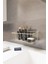 Asılabilir Yapışkanlı Sepet Mutfak Düzenleyici Banyo Rafı Çok Amaçlı Organizer 3