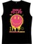 Hayata Gülümse Siyah Kesik Kol / Kolsuz Erkek T-Shirt 2