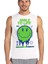 Hayata Gülümse Beyaz Kesik Kol / Kolsuz Erkek T-Shirt 1