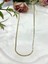 Ezme Ince Zincir Çelik Kolye (14K Gold - 60CM) 2