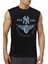 Ny Moto Club Siyah Kesik Kol / Kolsuz Erkek T-Shirt 1