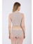 Fitilli Pamuklu Kalın Askılı Crop Kadın Atlet & Slip Külot Takım 4