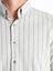 Gri Slim Fit Uzun Kollu Çizgili Erkek Gömlek 3