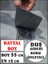 Kötü Koku Önleyici Uzun Duş Gideri Silikon Mat Duş Gideri Kapağı Tıpası Böcek Önleyici BATTAL BOY GRİ 55 cm X 12 cm 1