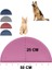 Silikon Mama Matı Havuzlu Yıkanabilir Kaymaz Evcil Hayvan Beslenme Matı Kedi Köpek Paspası 50X25 cm 4
