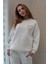 Oversize Geniş Kalıp Bisiklet Yaka Kalın Basic Yazılı 5