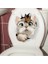 Kedi Görselli Klozet Etiketi Sticker 1