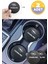 Opel Crossland Siyah Karbon 7 cm Bardak Altlığı Opel Crossland Özel Dayanıklı ve Şık Tasarım 2 Adet 1