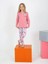 Kız Çocuk You Me Baskılı Uzun Kollu %100 Pamuklu Düğme Detaylı Pijama Takımı 10/15 Yaş 2