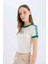 Fitted Baskılı Ribana Kısa Kollu Tişört E0333AX25SM 4