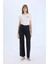 Slim Fit Dar Kesim Bisiklet Yaka Baskılı Fitilli Kaşkorse Kısa Kollu Tişört E5068AX25SP 2