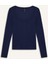 Slim Fit Dar Kesim Basic Düz Fitilli Kaşkorse Uzun Kollu Tişört E5768AX25SP 1