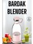 Bardak Blender Smoothie Meyve Sıkacağı Şarjlı Cam Taşınabilir 1